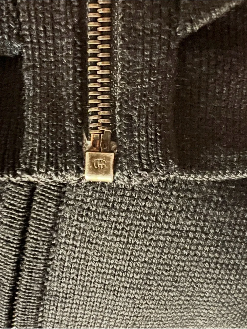Gucci Wool/Silk Blend Bomber Jacket, size L